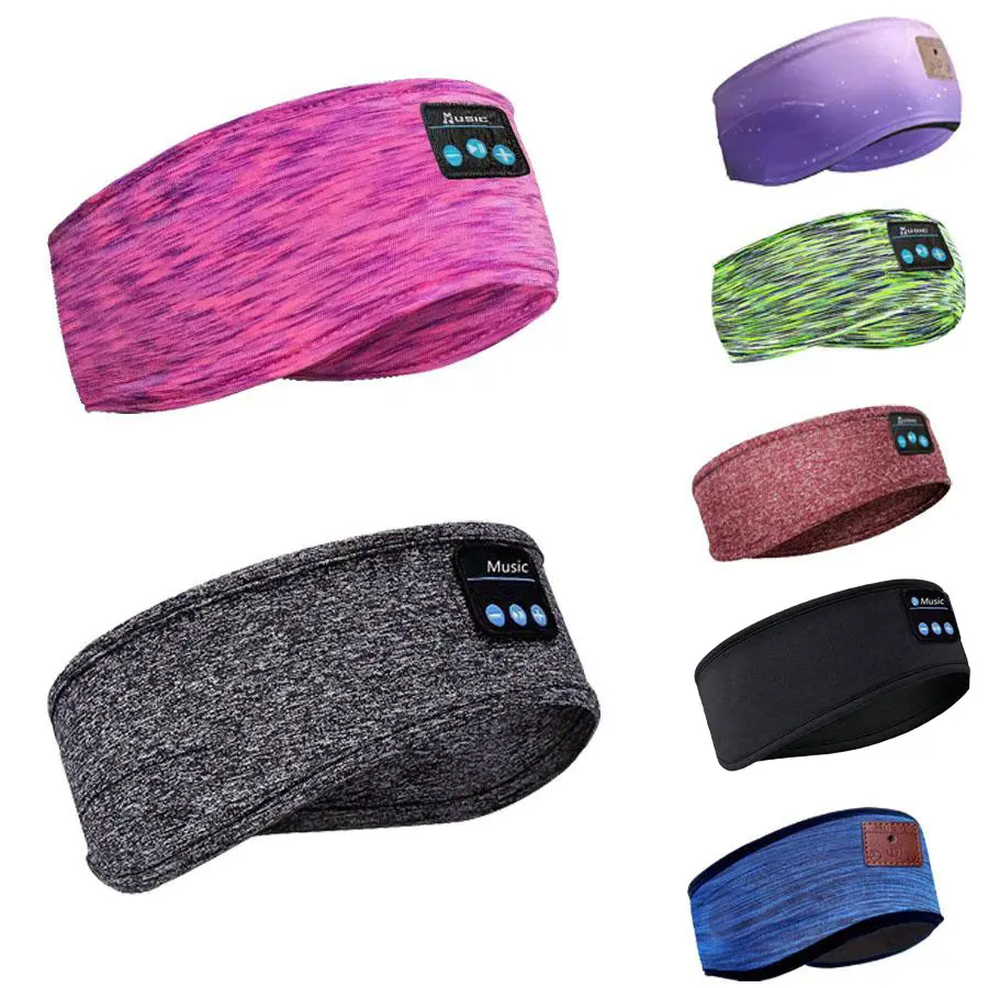 Breathable Sleep Wireless Earphones, Comfortable Sports Headband, HiFi Sound Quality, Elastic and Universal Fit, Suitable for All Users, Sweat Absorbing Headband, Workout Headbands, Sport Headbands