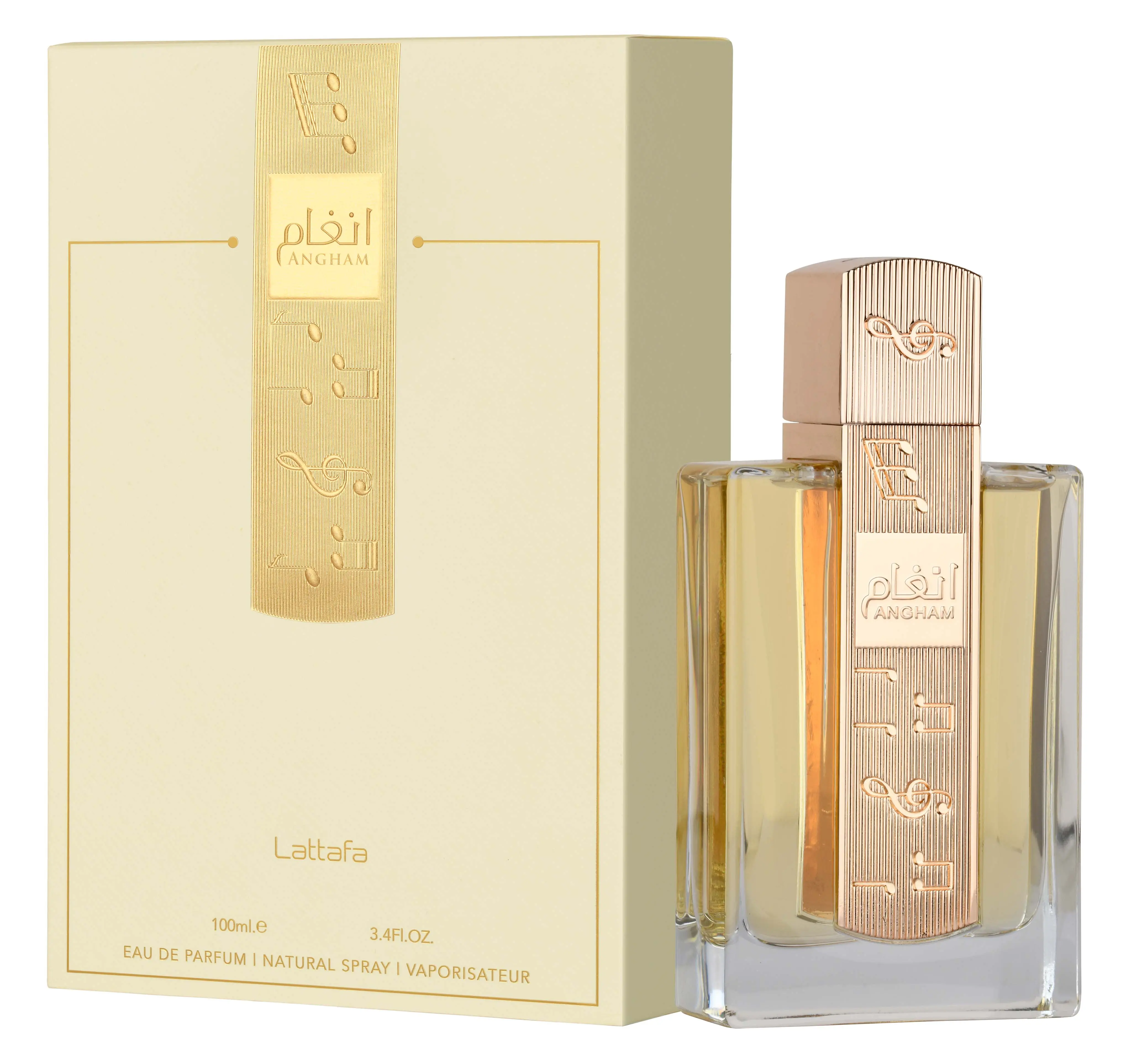 TikTokバズ香水ドバイ香水Lattafa Angham 100ml Lattafa Angham Eau de Parfum Long-Lasting Fragrance for Unisex