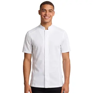 MARJORAM Men's Short Sleeve Chef Coat | Lafont