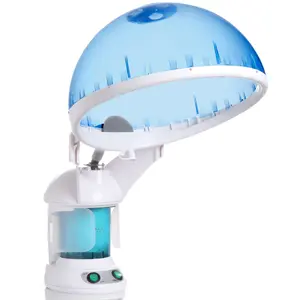 Segawe 2-in-1 Facial Steamer Portable with Bonnet Hood or 1300W Freestanding UV Ozone Dual Steam Device, US Plug, Clean Water Compatible for Home Selfcare, Blue (Hair Dryer & Facial Steamer),summervibes
