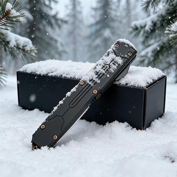 KS9000 Folding Fruit Knife, Portable Stainless Steel Kitchen Tool, Compact & Durable, Sharp Paring Knife for Home & BBQ Use Block