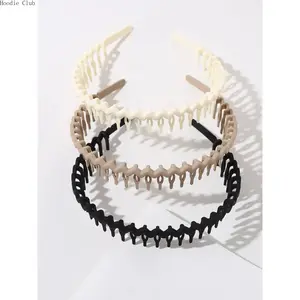 Wave Pattern Headbands Set for Women, Zigzag Non-Slip Hair Bands, Comfortable Casual Headbands for Daily Wear Party Work Travel, Stylish All-Season Hair Accessories