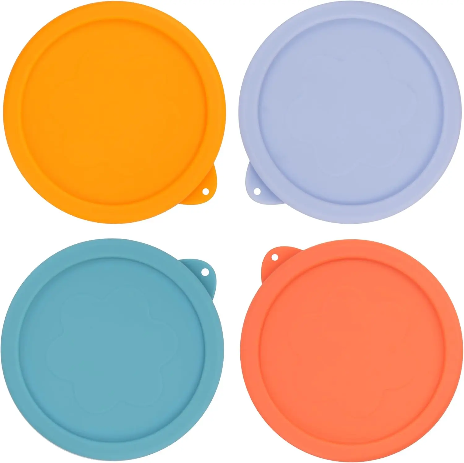 Silicone Replacement Lids Storage Cover 2 Cup Anchor Hocking Glass Bowls Container not Included 4 Pack Microwave
