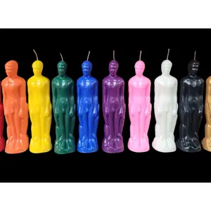Male Figure Candle – Ritual Wax for Power & Protection Decor Light Ornaments