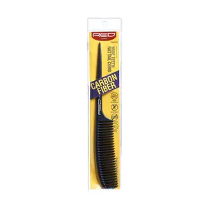RED by KISS Carbon-Fiber Wide Teeth Rat Tail Comb