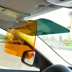 2-In-1 Car Sunshade, Uv Protective Sunshade, For Day And Night Use - Anti Glare Polarized Windshield Sunshade With UV Protection, Automatic Dimming/Blocking Driving Accessories Suitable For All Cars, Trucks SUV,Easy To Clip On Installation