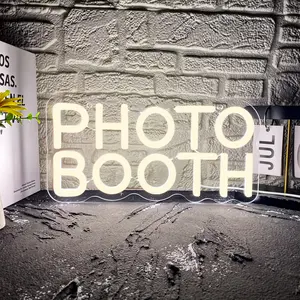 Photobooth Neon Sign, Photo Studio Sign, Led Neon Light Sign, Photo Booth Decor, Open Sign Office Reception Sign