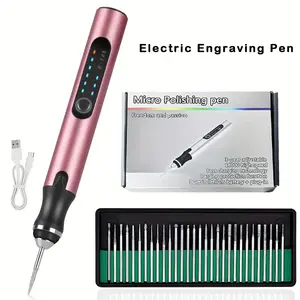 32PCS Premium DIY Engraver Tool Set - High Precision Interchangeable Carving Tools, Variable Speed Rotary Power Drill with Accessories for Nail Care, Manicure & Pedicure, Ideal for Hobbyists, High Precision Tool