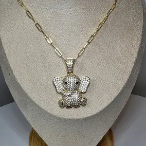 Elegant 14k Gold Filled Pendant Necklace with Sparkling Stones for Women's Fashion Jewelry 14k ORO LAMINADO DE ALTA CALIDAD