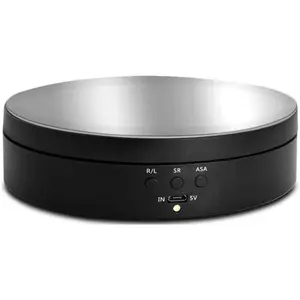 Motorized Rotating Display Stand, 360  Electric Rotating Turntable for Photography Products Display, , Watch,  Models, Cake and Collectibles (Mirror)