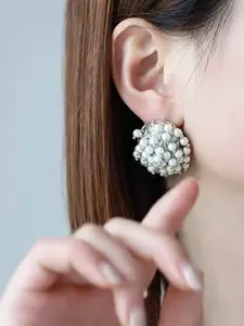 Elegant Popcorn Earrings, Stylish Beaded Design, Daily Wear Jewelry, Unique Fashion Accessory, Perfect for Everyday