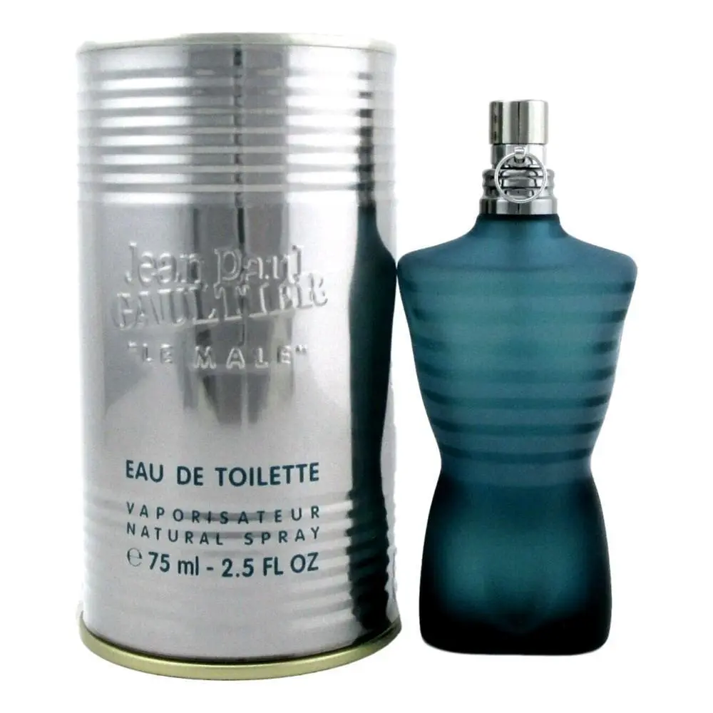 Le Male by Jean Paul Gaultier Men's 75ml (2.5 oz) EDP Spray, Dreamy Floral Musk Scent, Daily Wear, Easy Spritzing