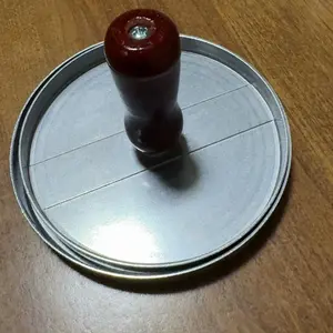 Burger Meat Press, 1 Count Non-stick Stainless Steel Burger Press with Handle, Kitchen Cooking Utensils & Gadgets, Meat & Poultry Utensils, Kitchen Tool, Kitchenware