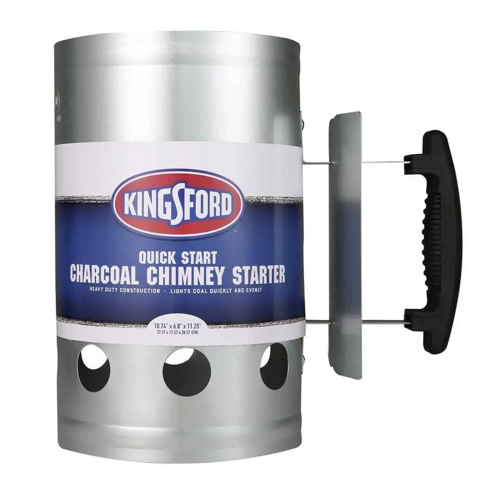 Deluxe Charcoal Chimney Starter - Compatible with Chimney, Lightweight Design, Ideal for Home Use