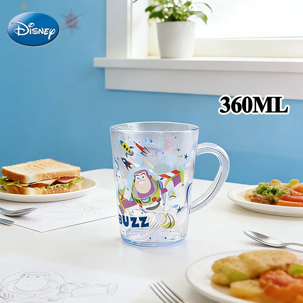 Disney Toy Story Buzz Lightyear Alien Mouthwash Cup, Cute Cartoon Mug, Durable Shatterproof Plastic, Perfect for Travel & Gifts, Bathroom, Home, Home Goods