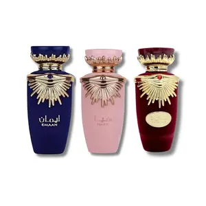 Lattafa Haya Eau de Parfum Spray, Captivating Aromatic Floral Fragrance with Champagne, Rose & Amber Notes, Long-Lasting Unisex Scent, 3.4 fl oz
