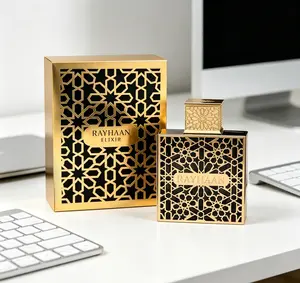 Rayhaan Elixir Unisex Eau de Parfum Spray, Luxurious All-match Fragrance, Long Lasting Scent 3.4oz 100ml