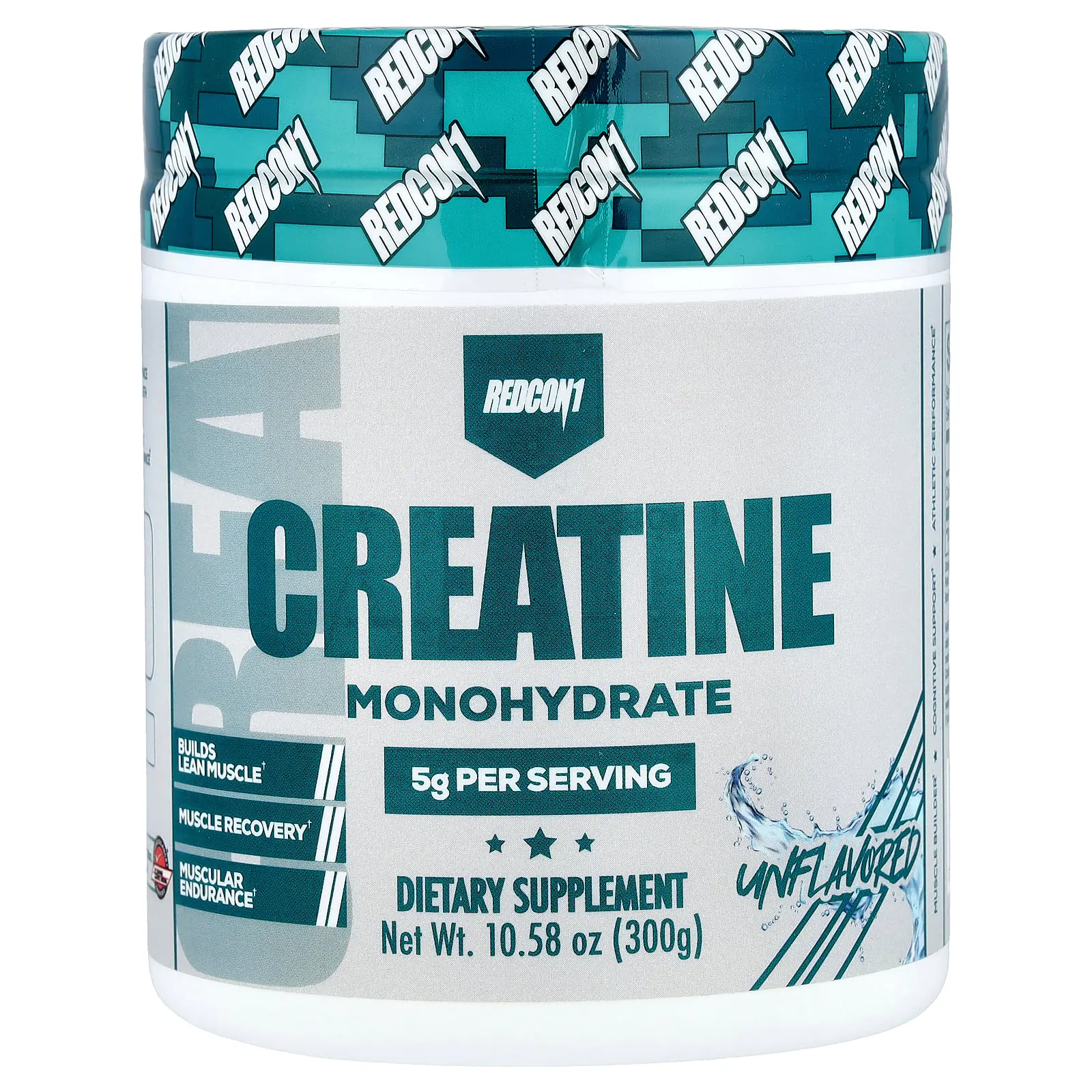 Redcon1 Creatine Monohydrate, Unflavored, 10.58 oz (300 g)