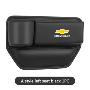 Car Seat Gap Organizer Multifunction Console Crevice Filler Side Storage Box with Cup Holder For Chevrolet Cruze Sonic Silverado Trax Camaro Captiva Equinox Trailblazer
