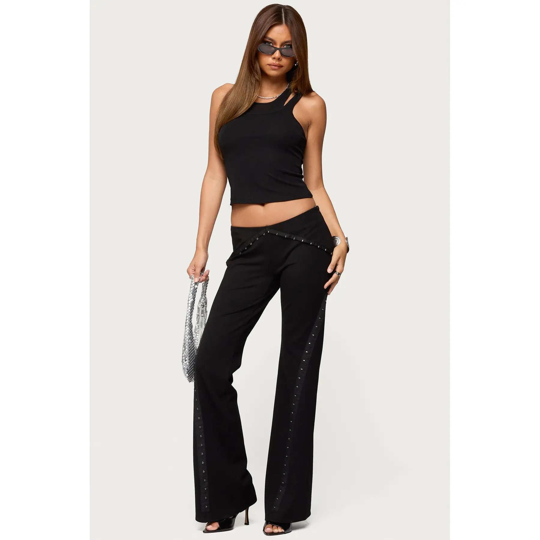 Hook & Eye Bootcut Pants