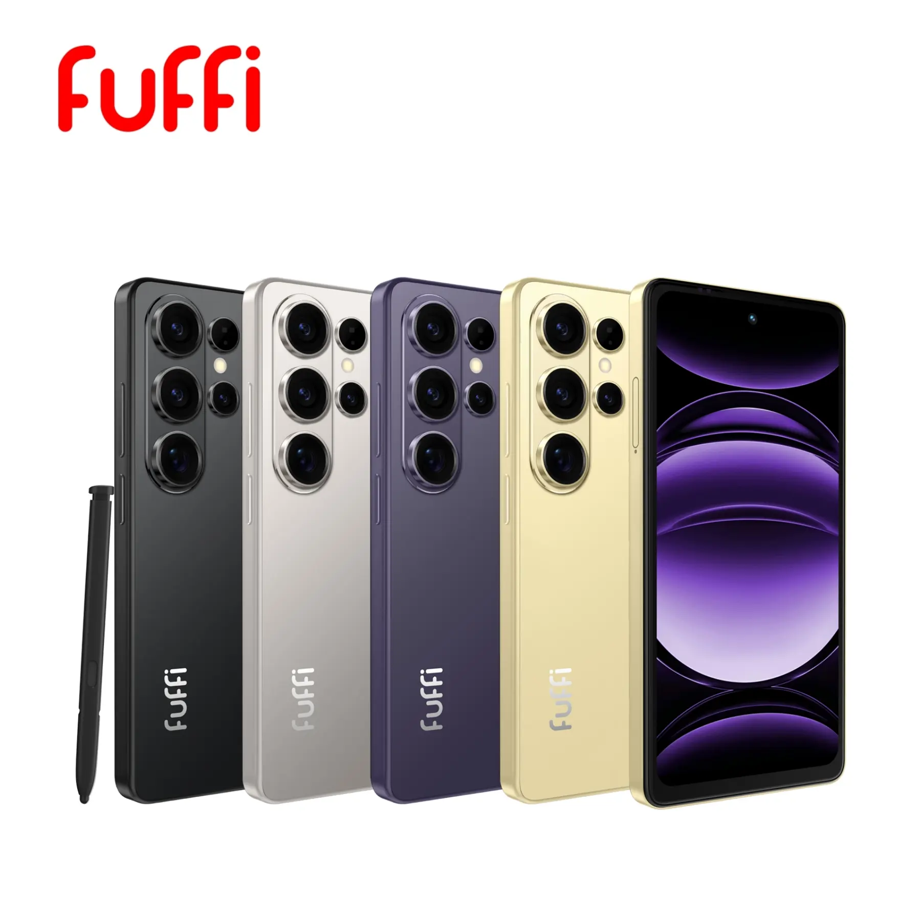 FUFFI - Smartphone with a 5.5-inch screen, 4GB RAM + 32GB/64GB ROM, global 4G network, dual SIM dual standby, 5MP + 13MP pixels, metal integrated frame, equipped with an electronic pen and a hanging strap protective case, Cell Phone, Cellphone