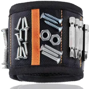 Magnetic Wristband Tool Holder, Strong Magnetic Grip Organizer for Tools & Accessories, Durable Design for Easy Access