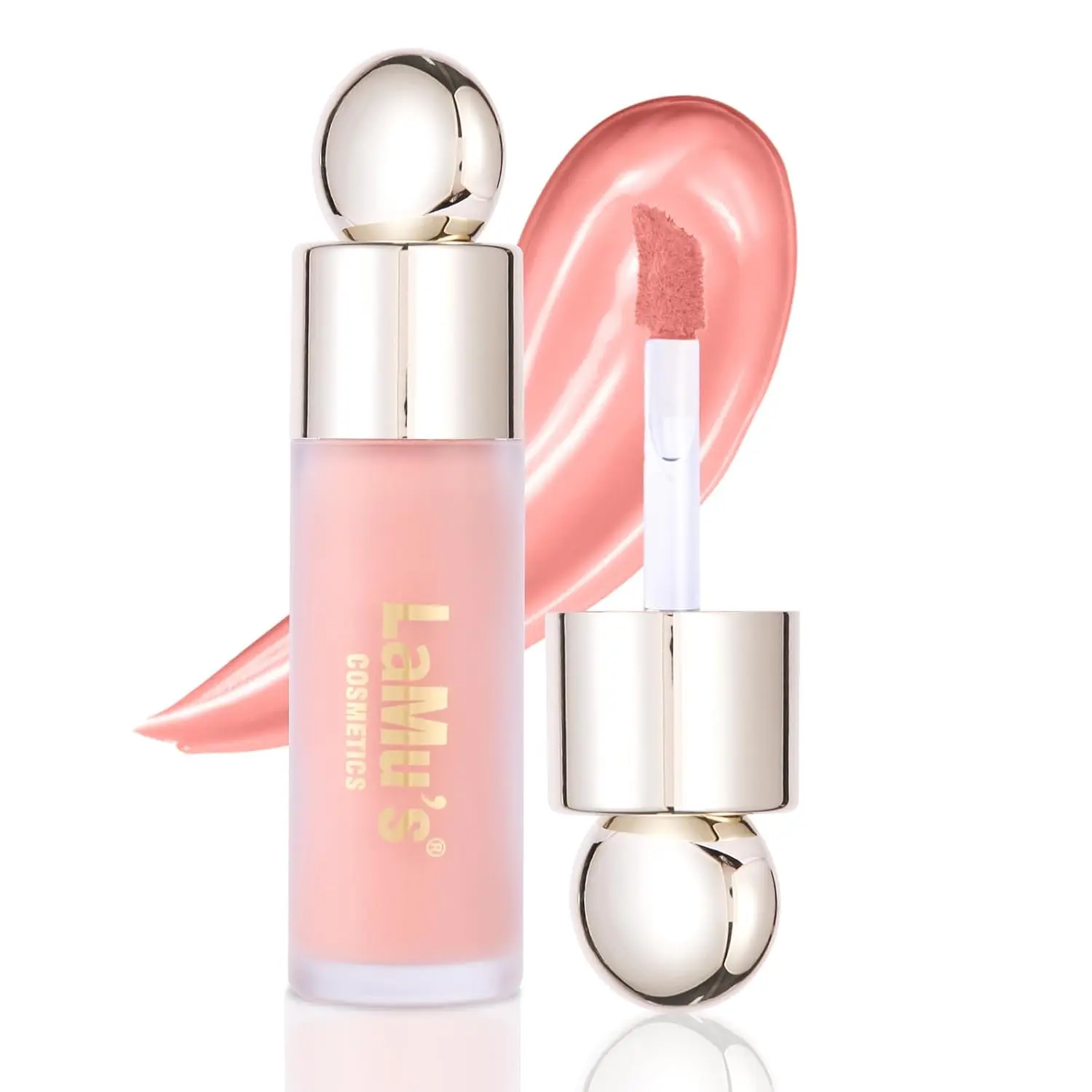 LaMu'S COSMETICS Soft Pinch Weightless Liquid Blush, Long-Lasting Beauty Natural Waterproof Face Liquid Blush For All-Day Wear,girly essentials,blush