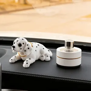 Cute Feng Shui Money Attracting Resin Dog Figurine, Car Decor, Car Decoration, Car Ornament, Car Trinkets, Living Room, Bedroom, Outdoor Camping, Dog Lover Gift