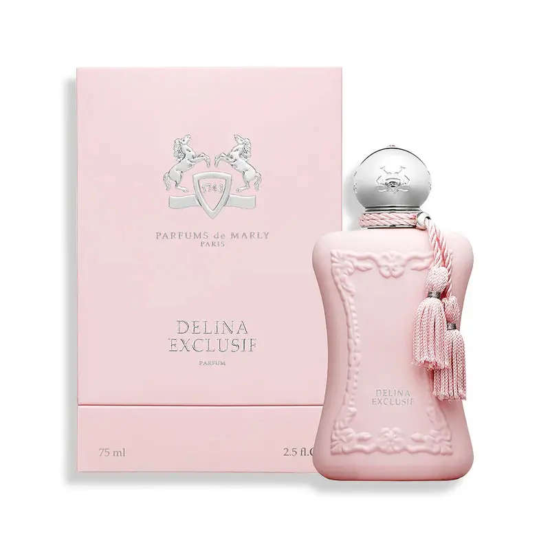 Parfums de Marly Delina Exclusif Eau de Parfum for Women 2.5oz 75ml Pink Bottle with Tassel New in Box