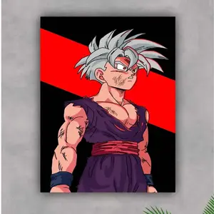 [UnFrame] Gohan Dbz Anime Poster 2 Anime Vintage Wall Art, Gift for Maang Fans