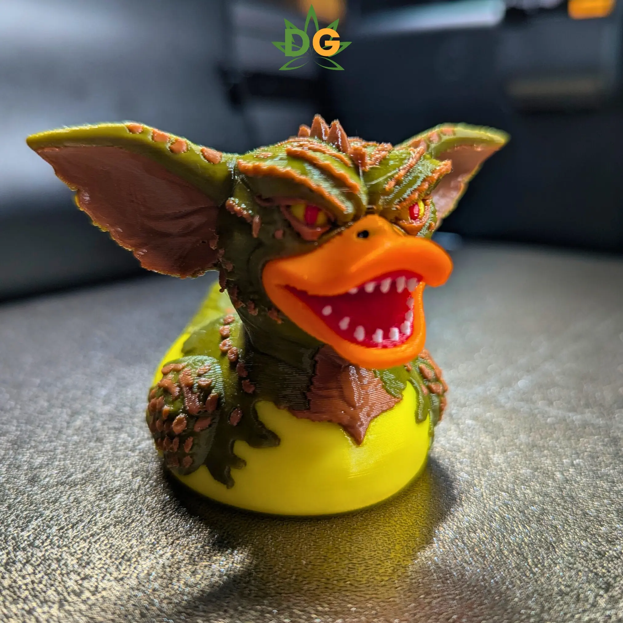 Mischievous Gremlin Ducky | Jeep Dashboard Buddy, Car Dashboard Decoration, Dashboard Accessory