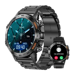 Multifunctional Smart Watch, 1.39 Inch Touch Screen Digital Watch with Silicone Watch Band, IP67 Waterproof Sports Watch, Durable Gadget Watch for Men Gift