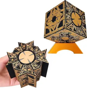 Easter Bonus Detachable Hellraiser Puzzle Box with Base - Functional Deformation Lock - High-Quality Plastic - Gift for Movie Fans - Educational & Fun - Perfect for Birthday, Holiday, Thanksgiving, Christmas outdoorfun