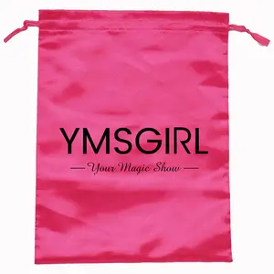 YMSGIRL Premium Silk Hair Storage Pouch For Extensions, Wigs & Bundles, Reusable Drawstring Organizer Bag With Anti-Dust Design, Fashion For Daily Use