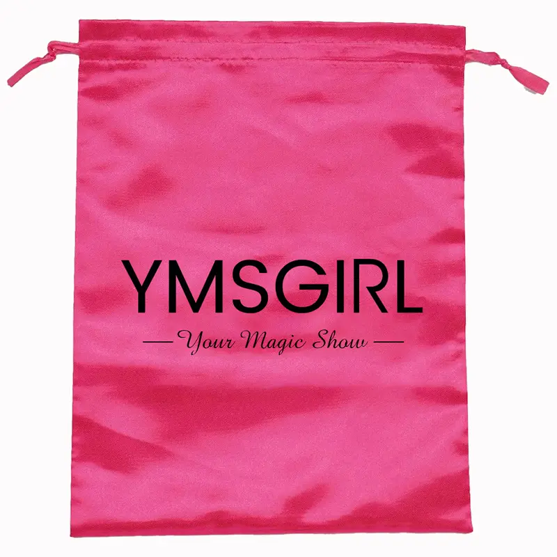 YMSGIRL Hair Store Silk Drawstring Organizer Bag - Hair Extension, Bundle & Wig Accessory, Organiser Storage Carrying Bag, Travel Organization Pouch for Fashionable Secure Storage