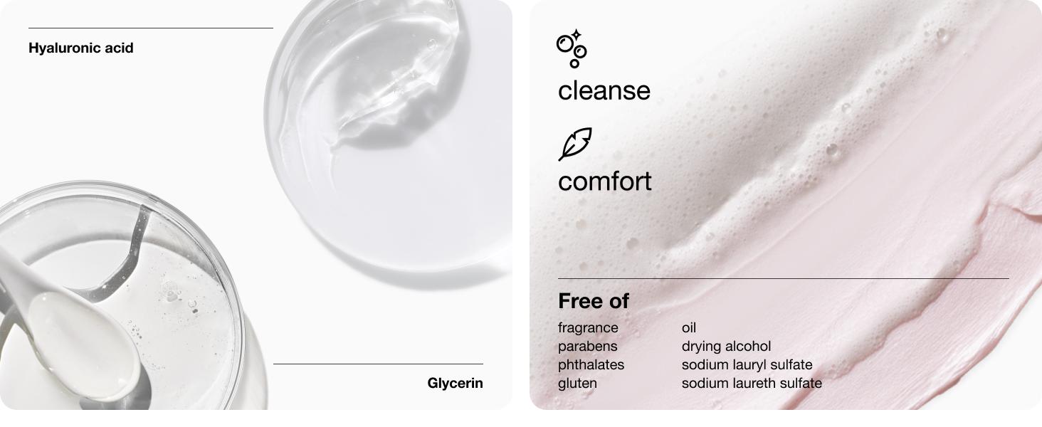 Clinique All About Clean Rinse-Off Foaming Face Wash |   Face Cleanser With Hyaluronic Acid + Glycerin For Oily Skin Types |   Dissolves Makeup + Sunscreen