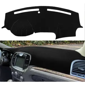 Dash Cover Mat Custom Fit for Chrysler 300 300C 2011-2023, Dashboard Cover Pad Carpet Protector (11-23 Black) F50