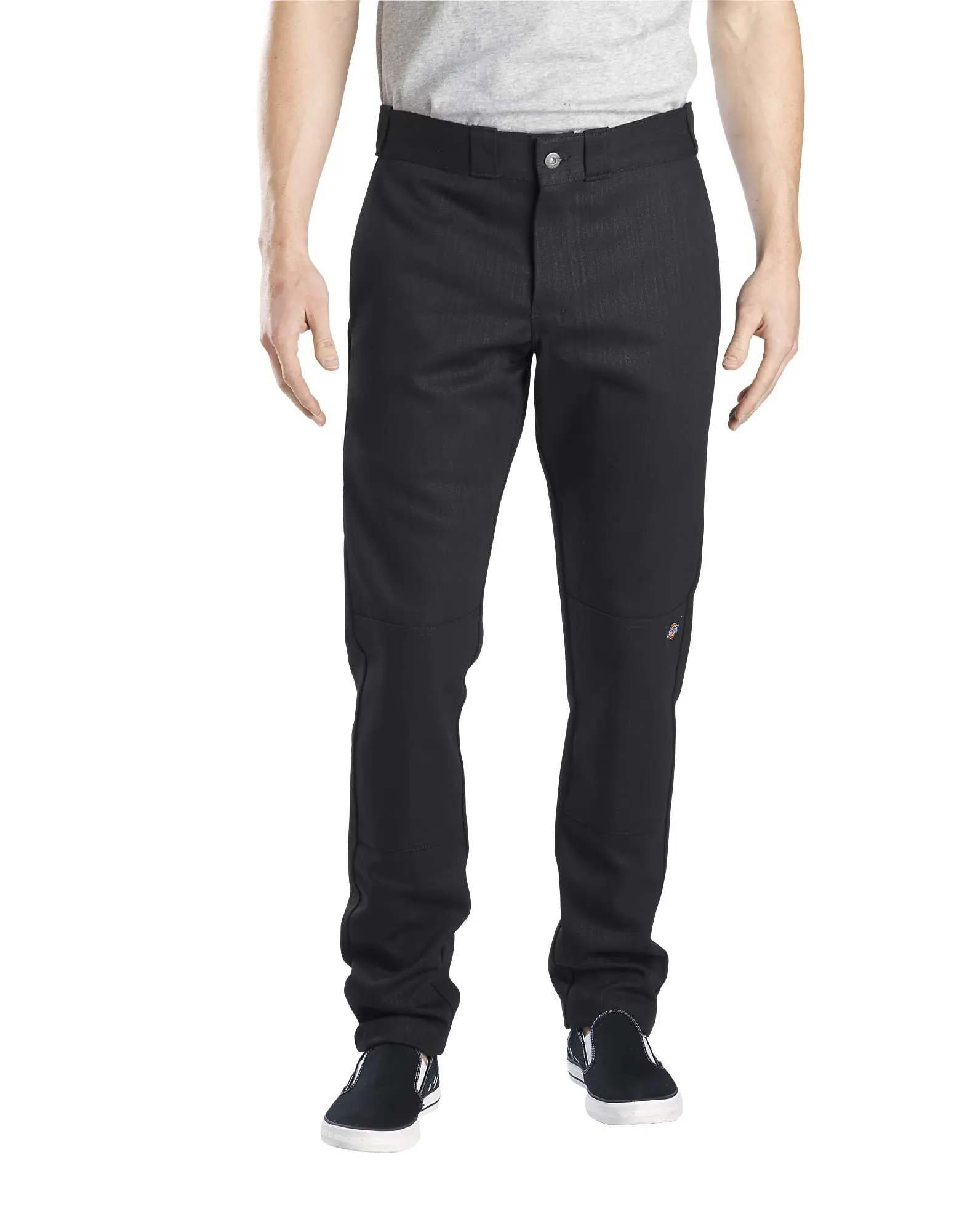 Dickies Men's Slim Fit Casual Trousers with Reinforced Double-Knee, Cell Pocket and Easy-Care, Wrinkle and Stain-Resistant Fabric, Menswear