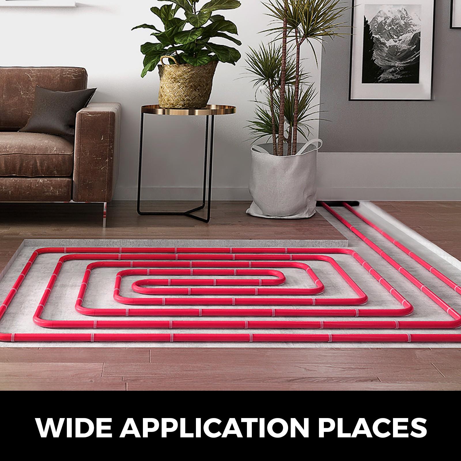 Oxygen Barrier PEX Tubing 1/2 Inch By 500 Feet Coil EVOH PEX-B Pipe For Residential And Commercial Radiant Floor Heating, PEX Pipe With O2 Barrier, 1/2 In Red, Ideal For PEX System Installations