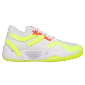 PUMA Mens Trc Blaze Court Glow Stick Basketball Sneakers Shoes - Yellow