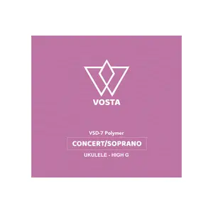 Vosta Polymer Soprano/Concert Ukulele Strings - High G
