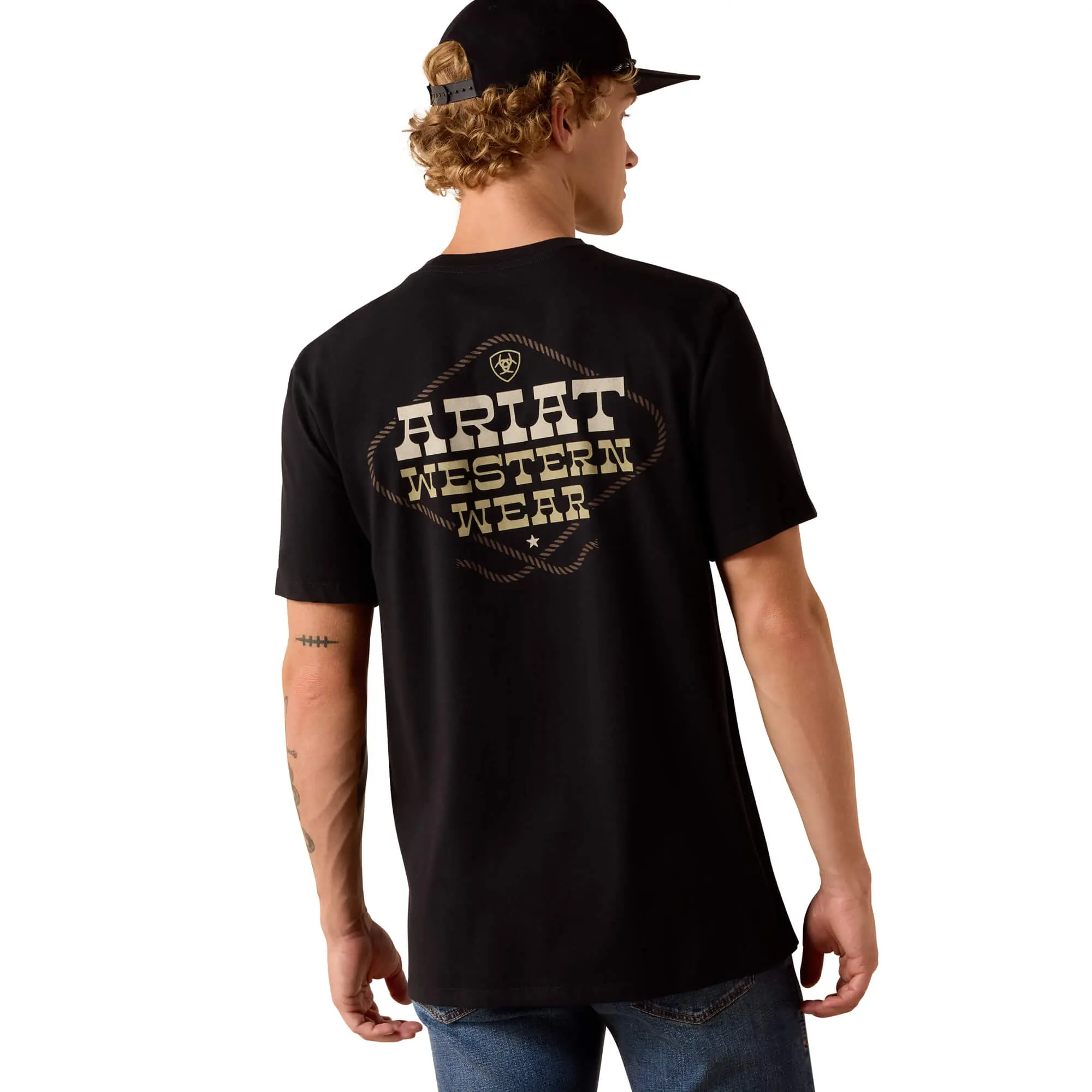 Men's Country and Western Lockup Classic Fit T-Shirt