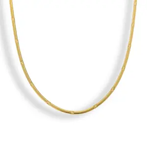 EVRY JEWELS Gold or Silver Plated Women's Hypoallergenic Anaconda Necklace