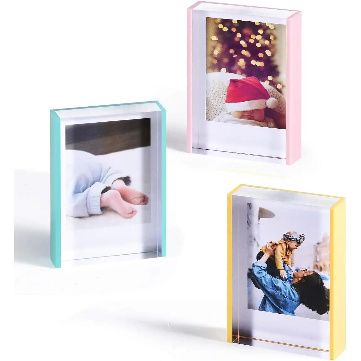 Instax Mini Film Picture Frames  2x3 Fujifilm Polaroid Frame Acrylic Photo Wallet Size Instant Desktop Small Display Holder