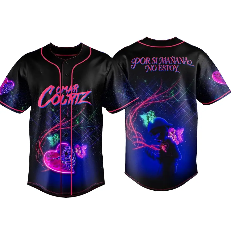 El Ousi Jersey Shirt, Omar Courtz Por Si Mañana No Estoy Tour Baseball Jersey, No Estoy World Tour 2026 Jersey, Fan Gift Shirt
