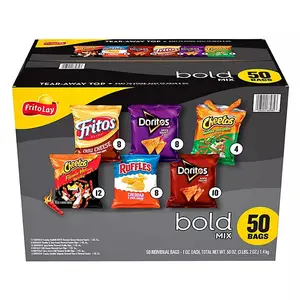 Frito_Lay Bold Mix Variety Pack Chips - 50 of 1oz Pack, Crispy Crunchy Snack Frito_Lay Bold Mix Variety Pack Chips - 50 of 1oz Pack, Crispy Crunchy Snack