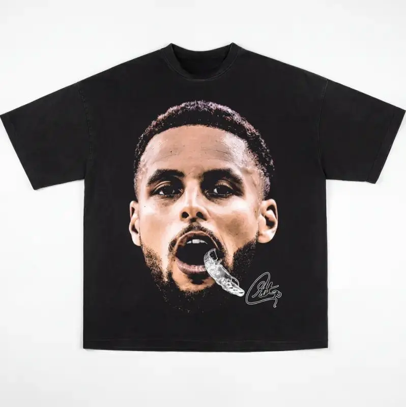 [KM 100%cotton]Stephen Curry Youth And Adult T-Shirt And Sweatshirt Graphic Tees, Tees, Graphic Shirts Vintage Portrait Streetwear Basketball Star Fan Gift Unisex Sports Graphic Tee Trendy Outfit Style invincible shirt siah t shirt streetwear