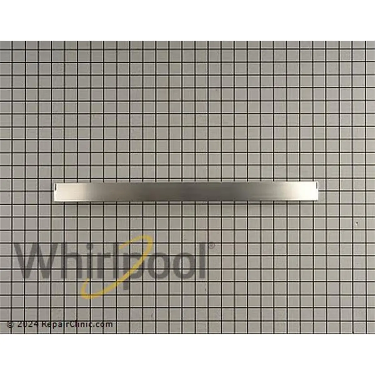 Genuine OEM Whirlpool W11037340 Single Part Dishwasher Pull Handle, Compatible with W11685315
