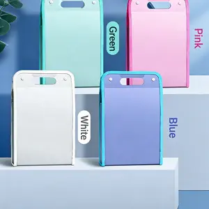 13-Layer Vertical Expanding File Folder, Accordion Folder, Holds 300 A4 Papers, Waterproof & Portable, Handheld Document Organizer for School & Office