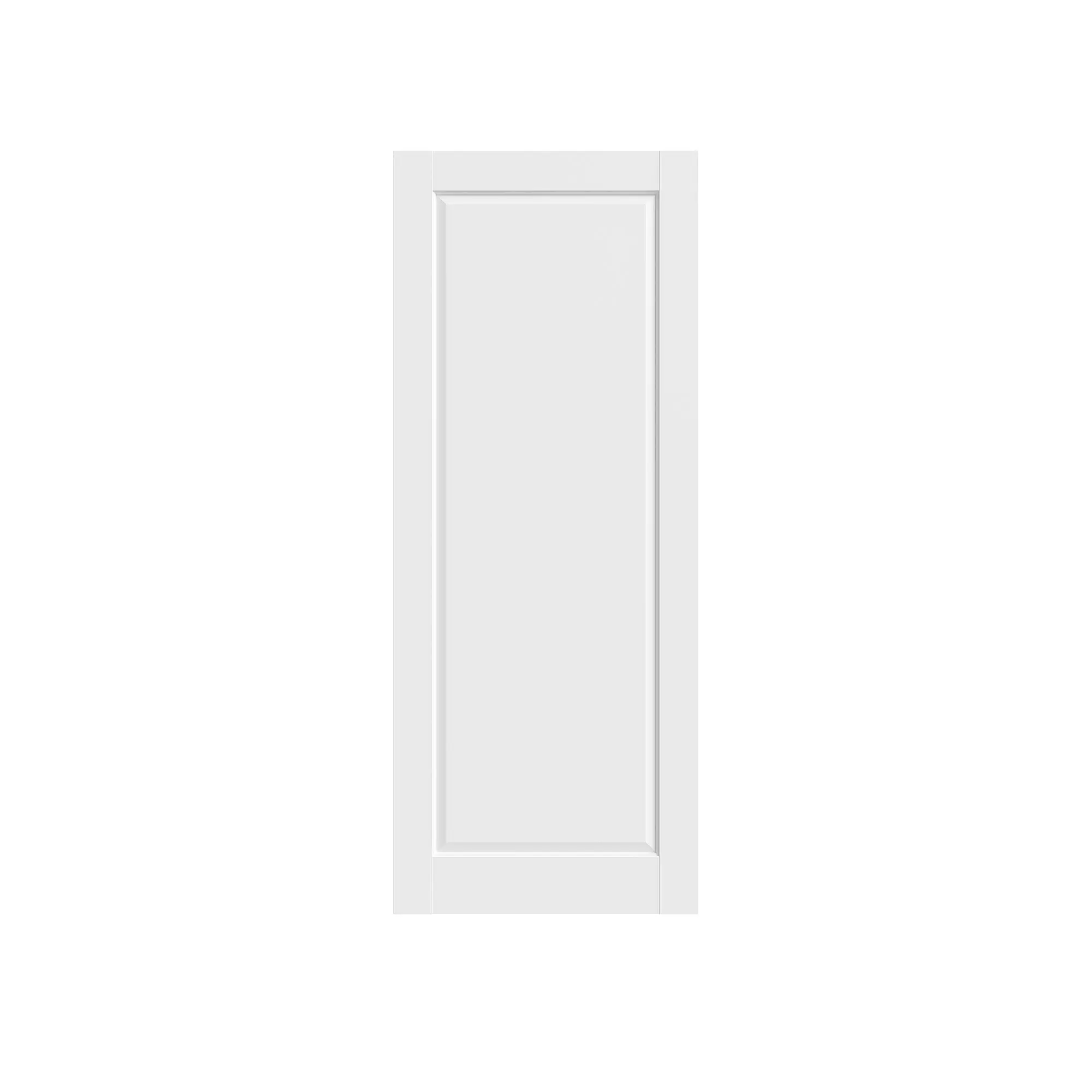 1-Panel Slab Door ,French Interior Door Paintable MDF Door Panel,Pre-Assembled Panel for Closet Pantry Bedroom Livingroom Study Office,White